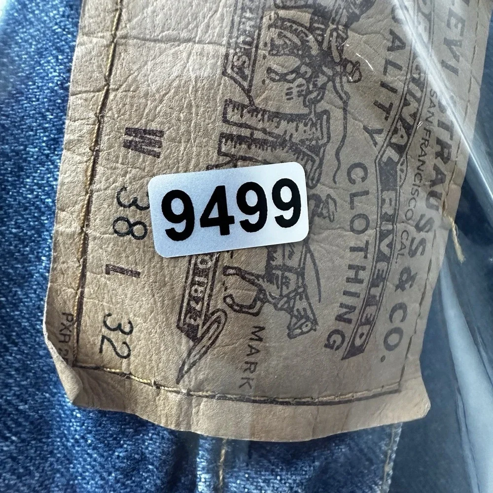 Vintage 70s Levis 517 Denim Jeans 38X32 Orange Tab Boot‎ Cut Distressed